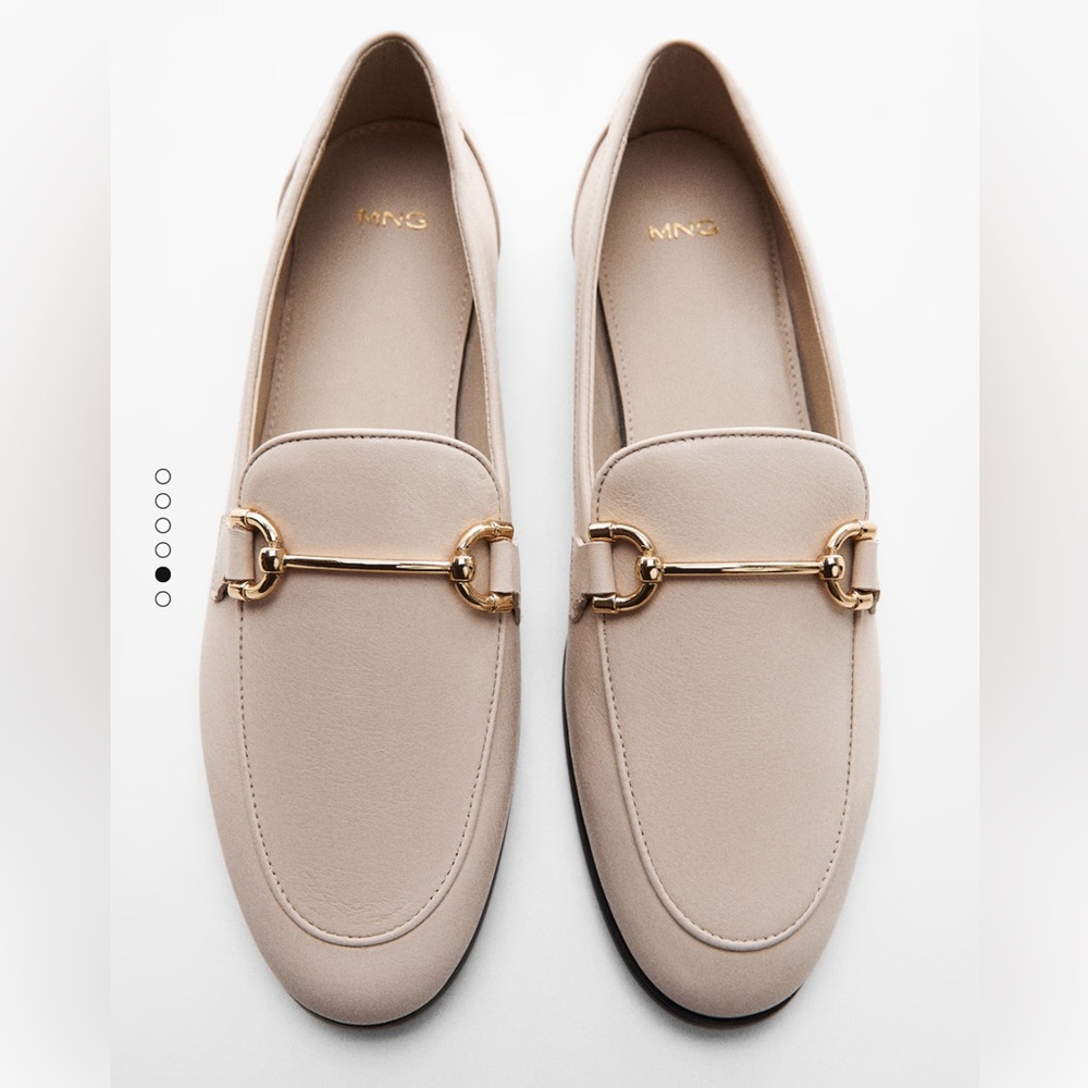 Stylish Mango Leather Moccasins!